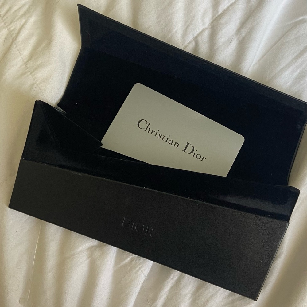 dior velvet sunglass case